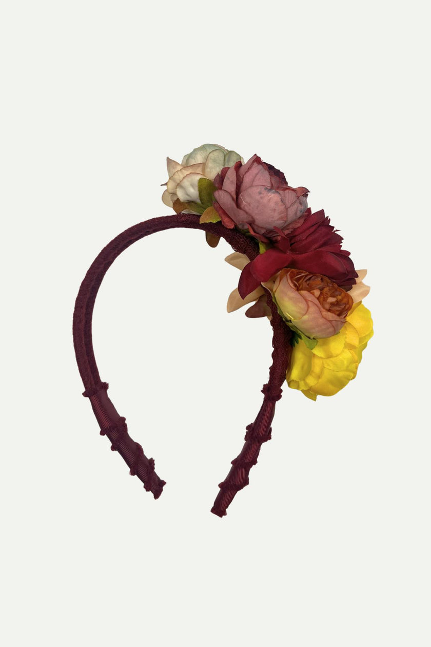 ASYMMETRIC FLOWER HEADBAND