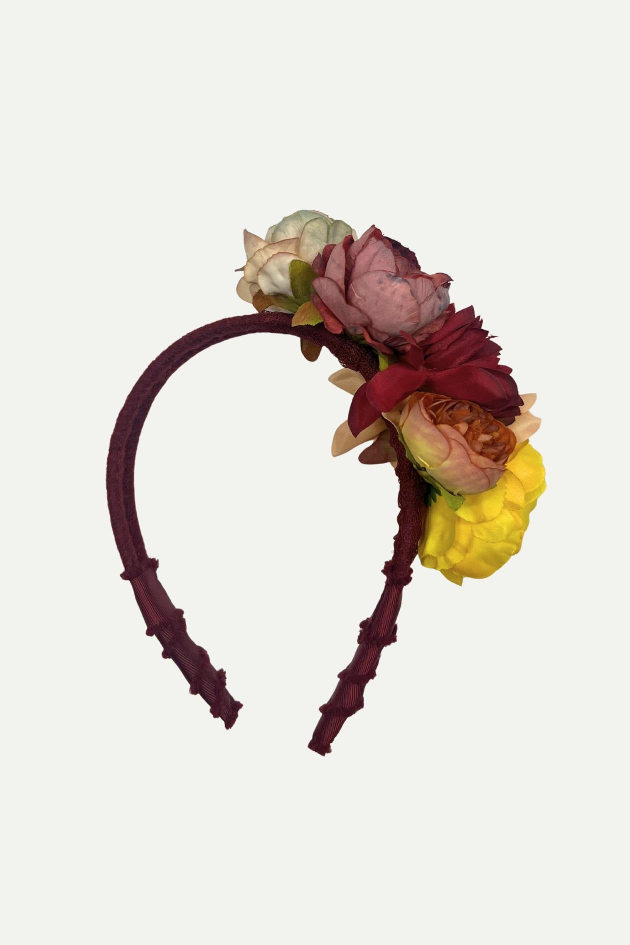 ASYMMETRIC FLOWER HEADBAND