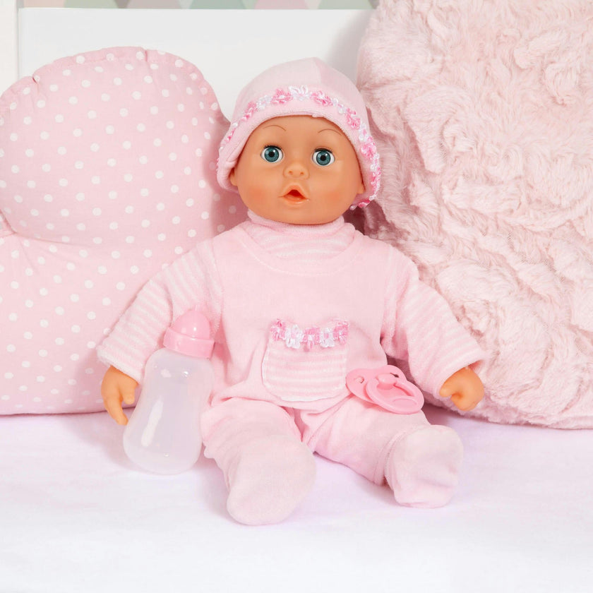 First Words 15"  Baby Doll in Soft Pink