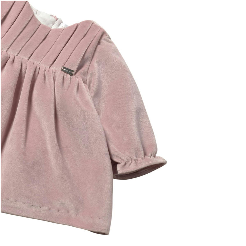 Newborn Girl Velvet Dress