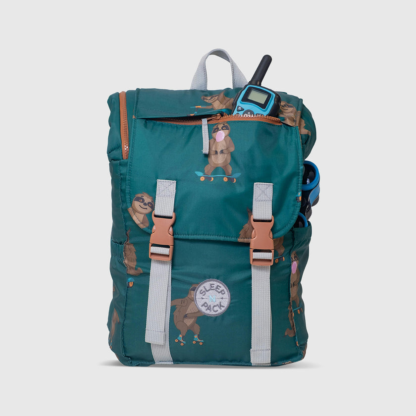 Sleep-N-Pack™ – Little Kid Size | Pals in Print: Skating Sloths