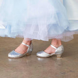 Jr Star Silver Sparkle Heels