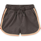 Rainbow Binding Track Shorts, Grey
