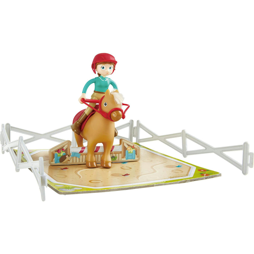 Hape: Club Ranch - Wooden 2 Level Barn Dollhouse