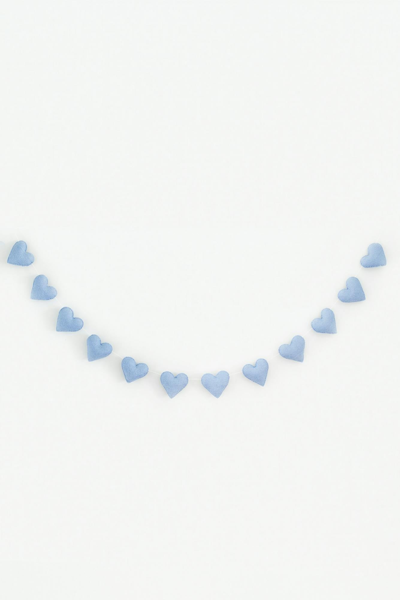 Heart Garland (Serenity Blue)