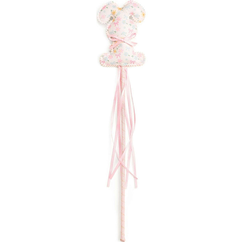 Sweet Floral Easter Bunny Wand