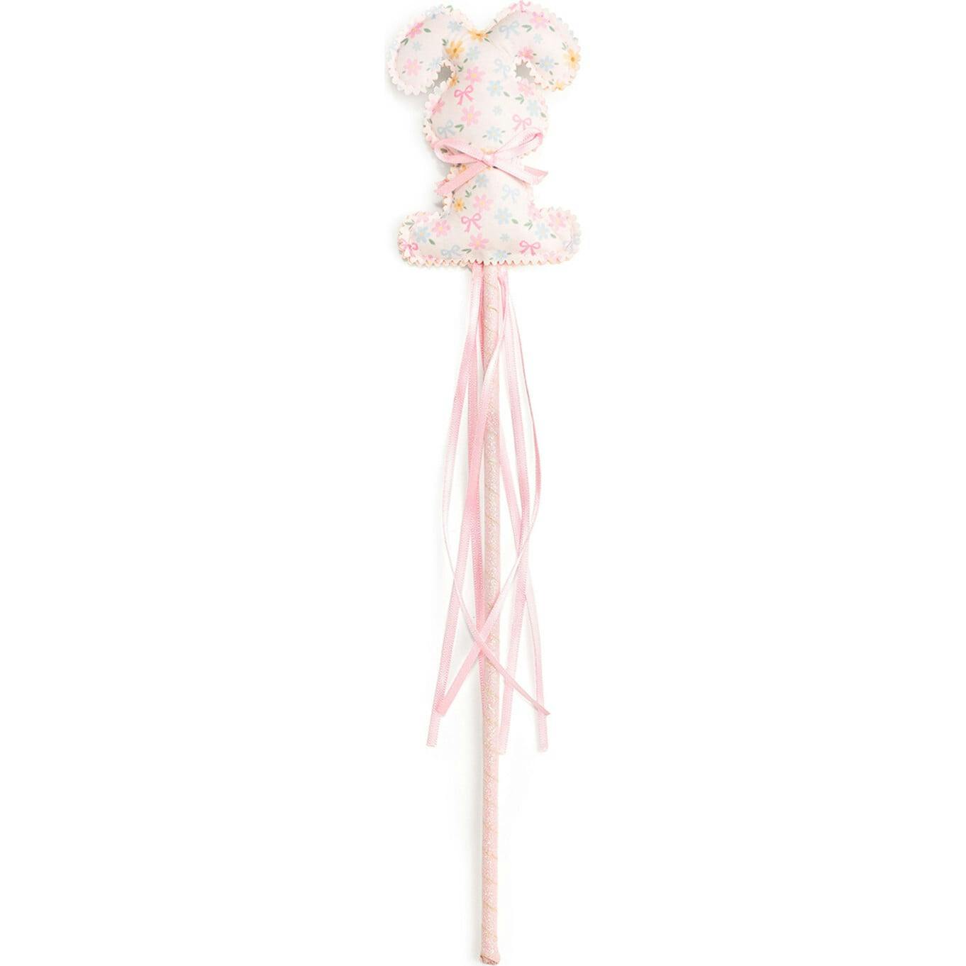 Sweet Floral Easter Bunny Wand