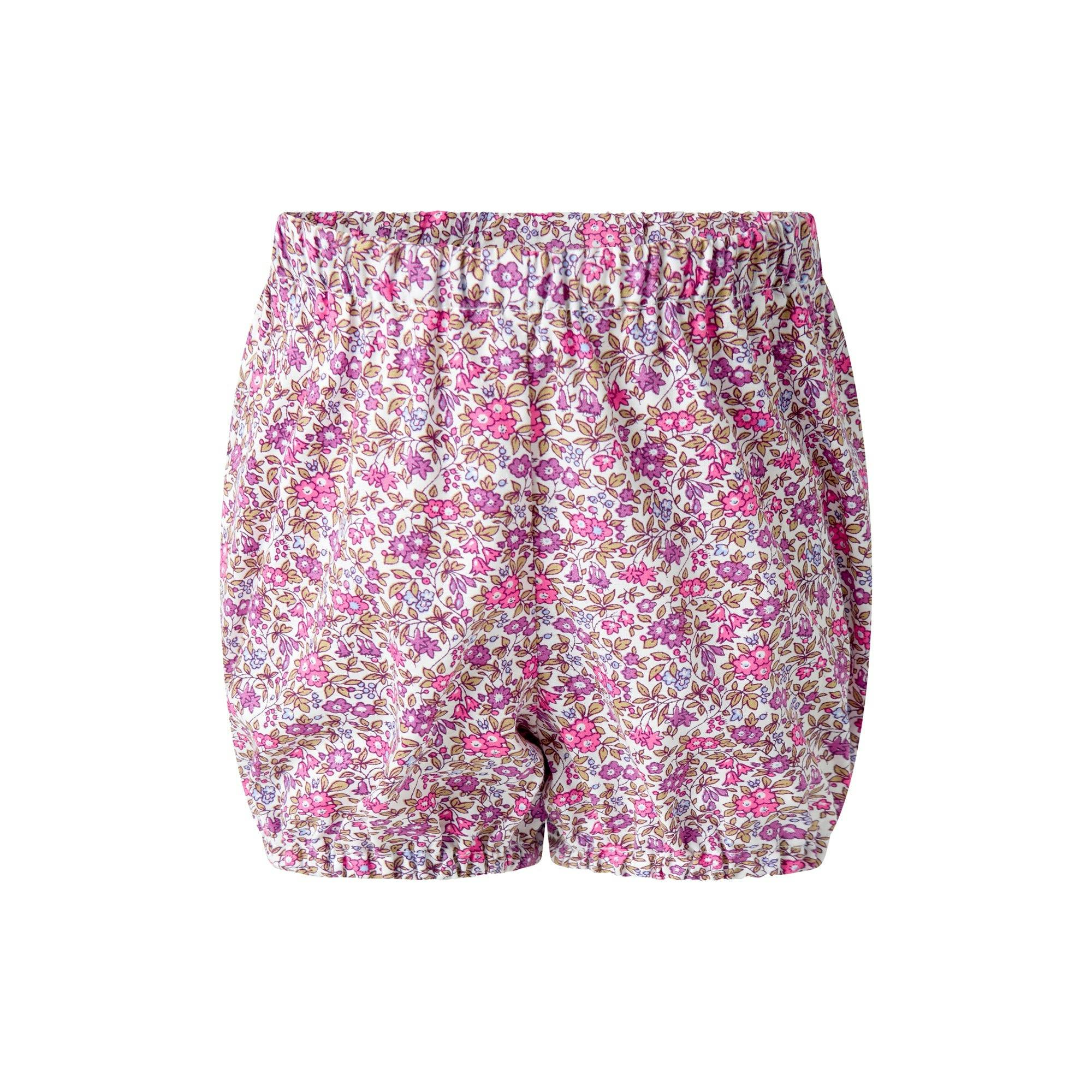 Floral Button Front Dress and Bloomers