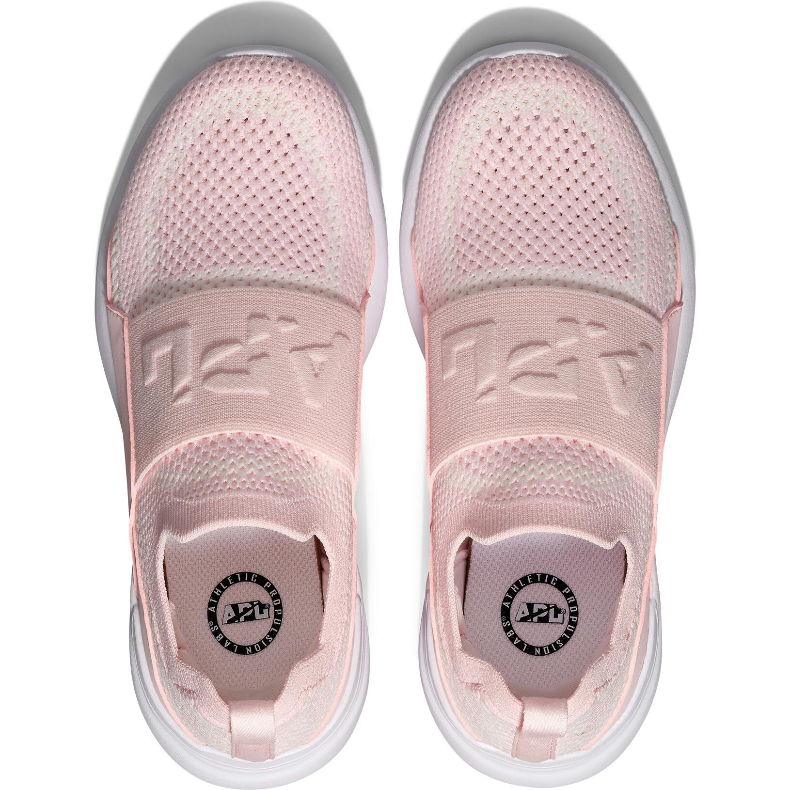 Youth's TechLoom Bliss Bleached Pink / Ivory / White, Pink