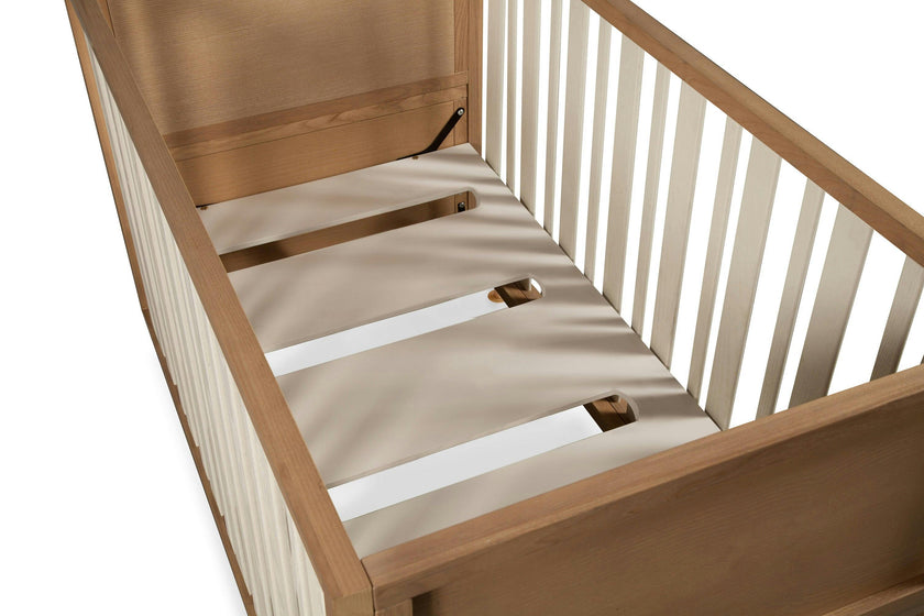 Nursery Works Novella Crib In Stained Ash / Ivory Finish
