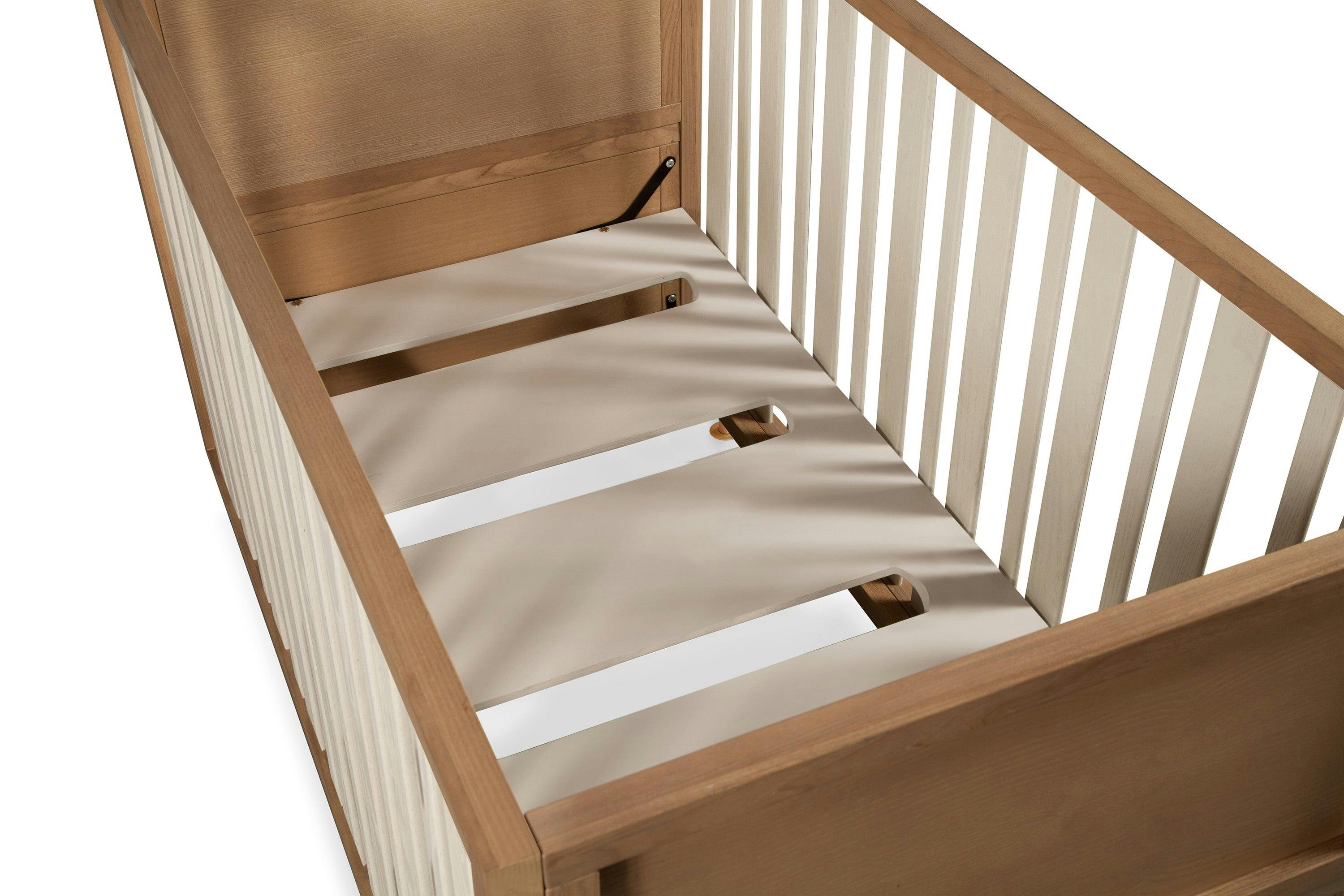 Nursery Works Novella Crib In Stained Ash / Ivory Finish