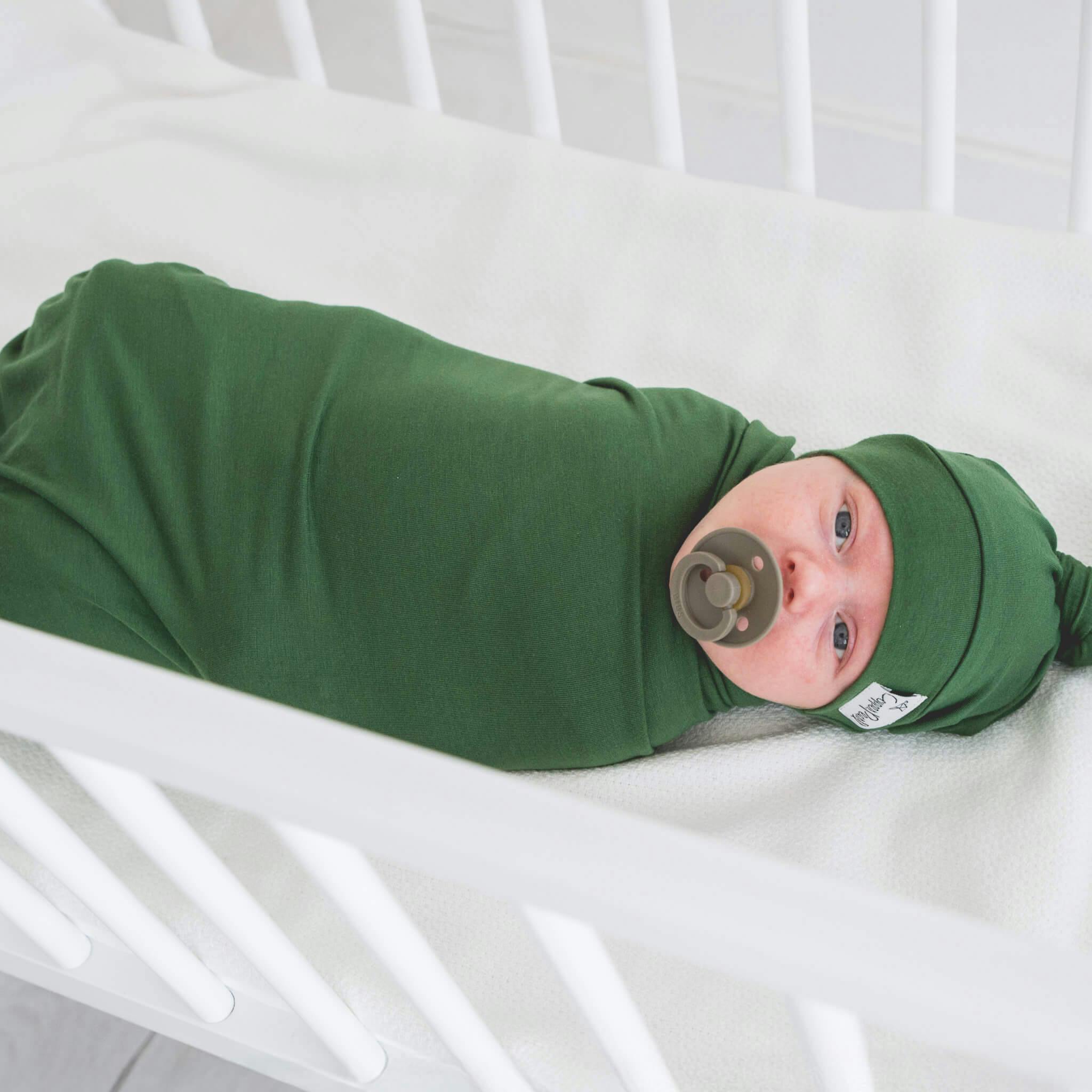 Knit Swaddle Blanket - Alder