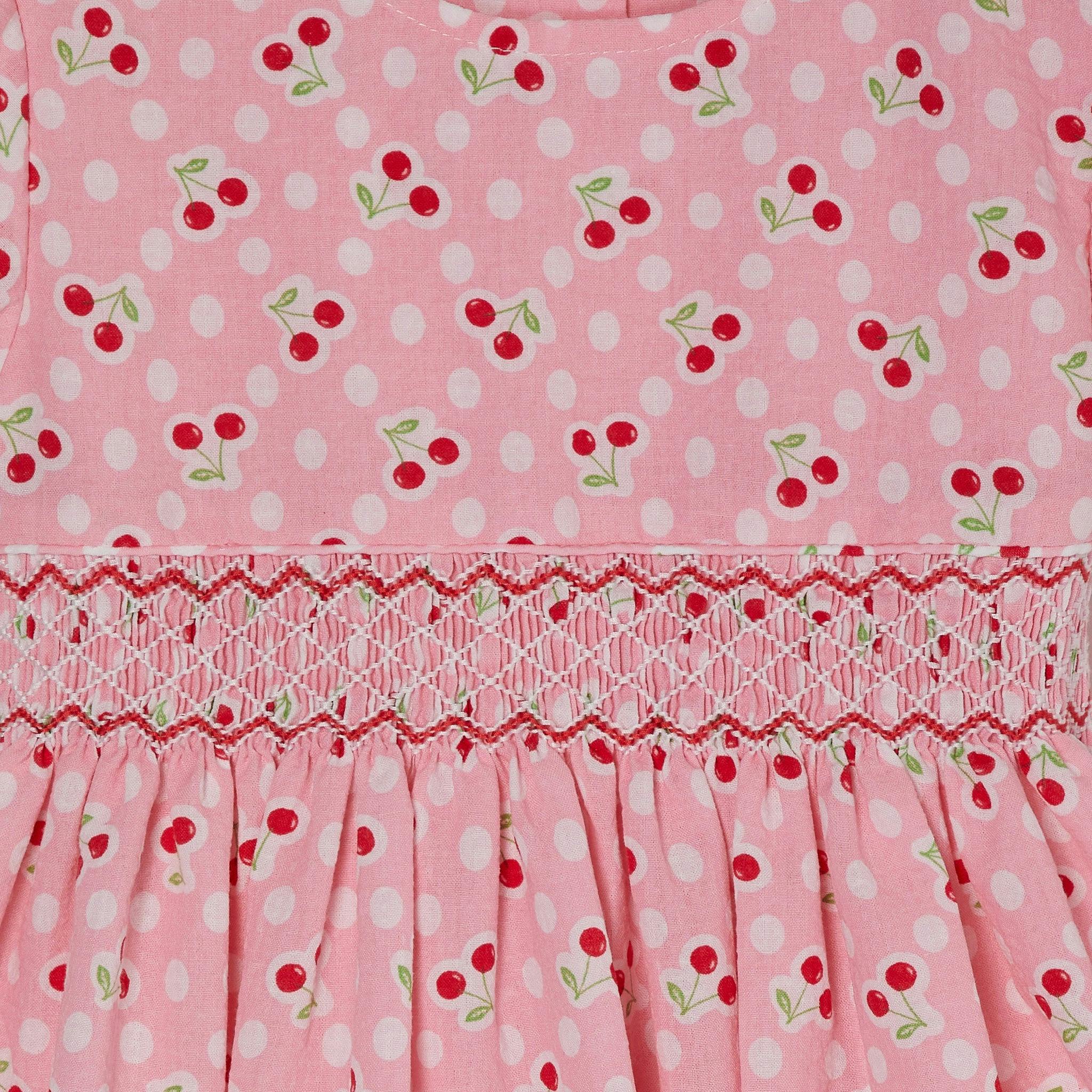 Hand-Smocked Girls Dress Sakura