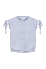 Maggie Top Pleat Blue