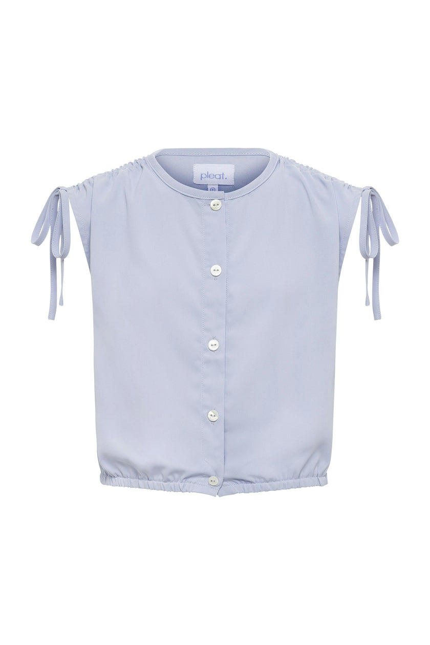 Maggie Top Pleat Blue