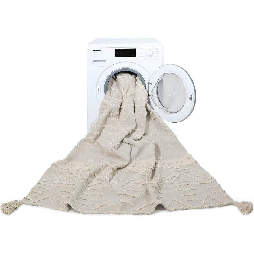 Tribu Washable Rug. Natural