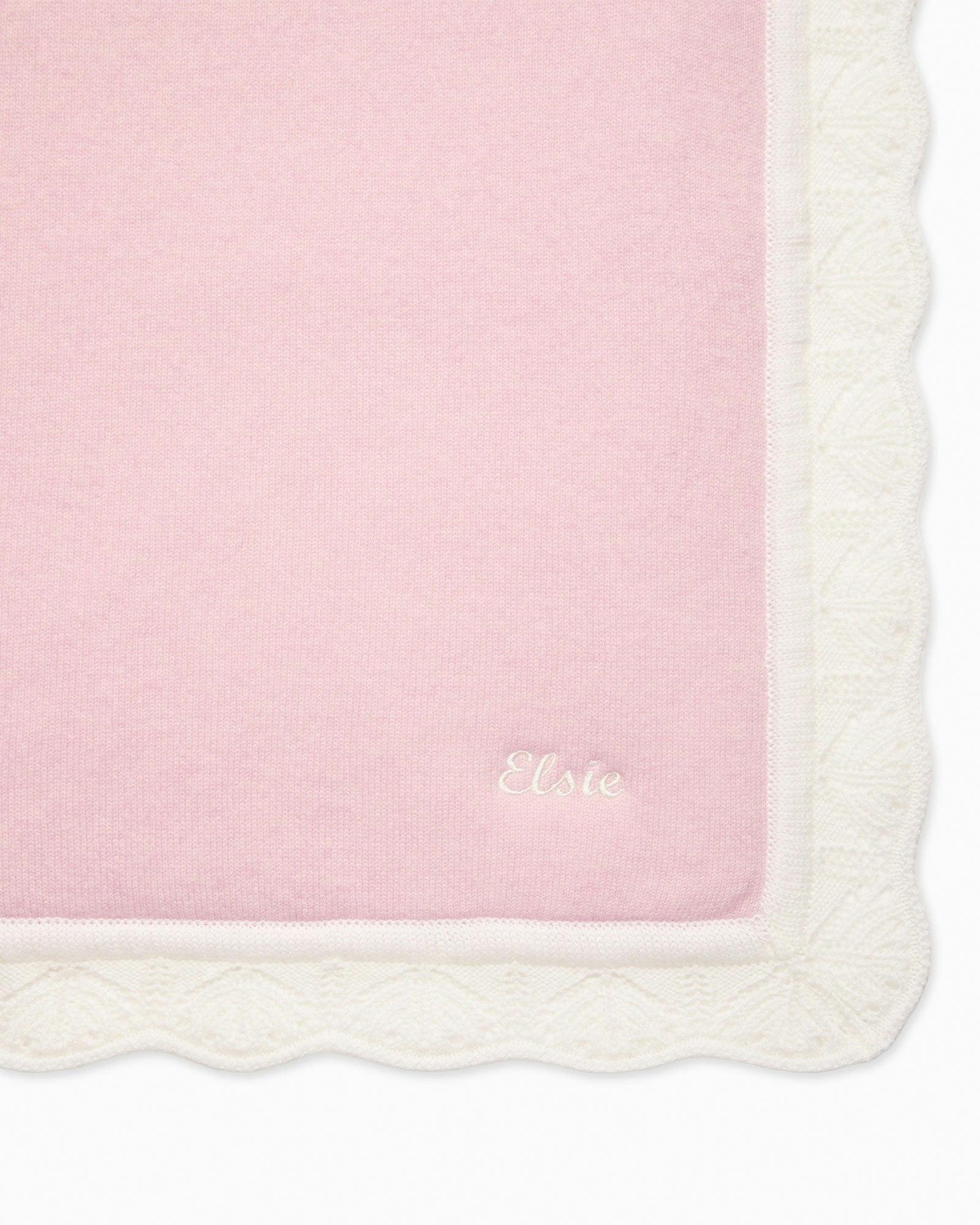 Cashmere Blanket in Pink