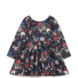 Printed Ballet Dress, Blue