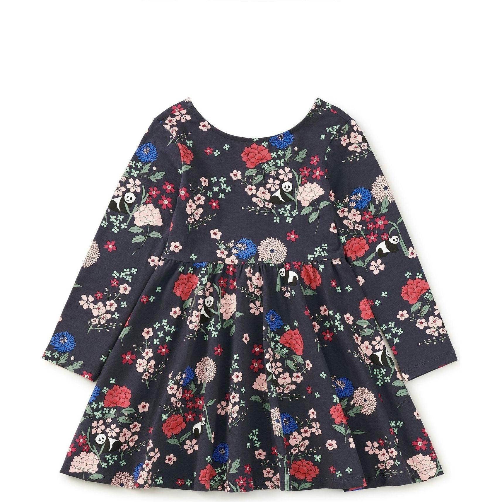 Printed Ballet Dress, Blue