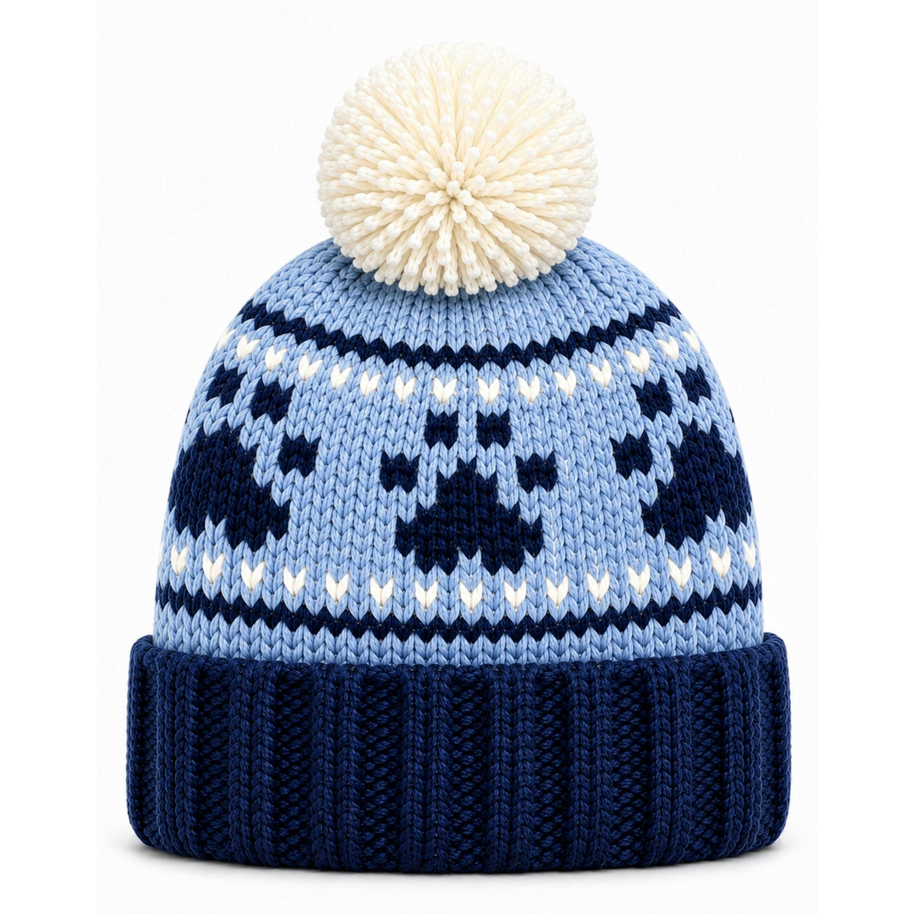 Paw Print Bobble Hat