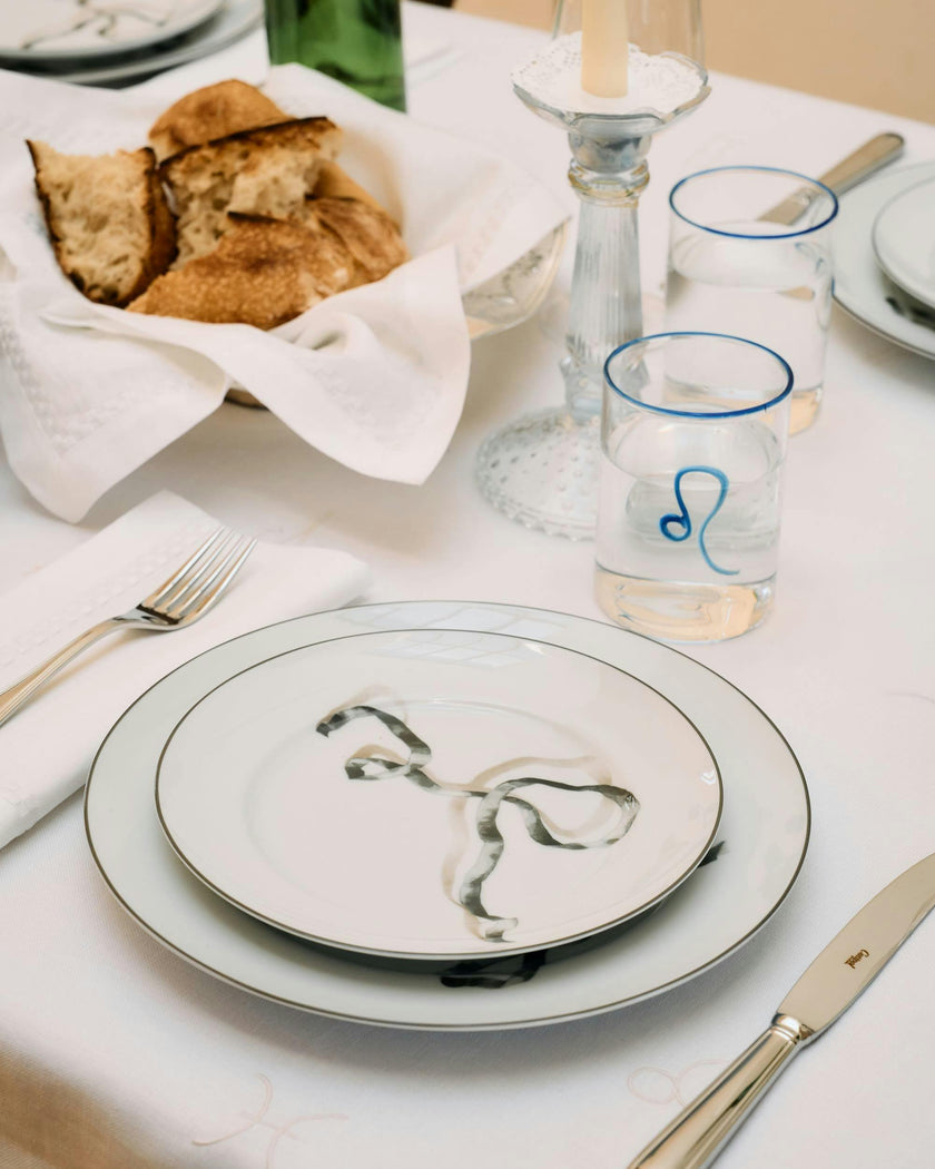 Ribbon Dessert Plate