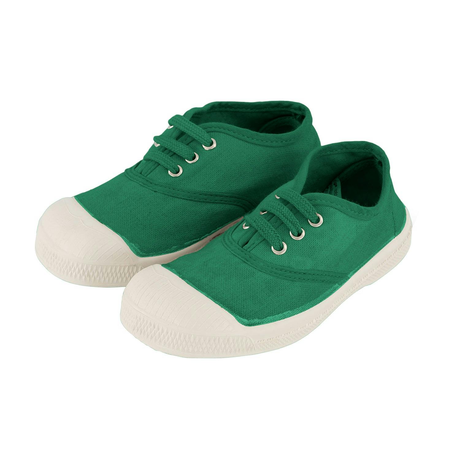 BENSIMON Kids -  Laces Tennis Shoes - Hummingbird Green