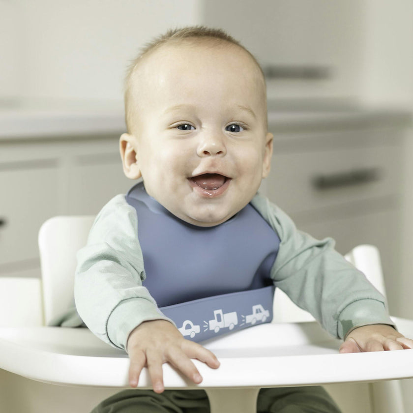 Traffic Jam Little Bites Narrow Bib