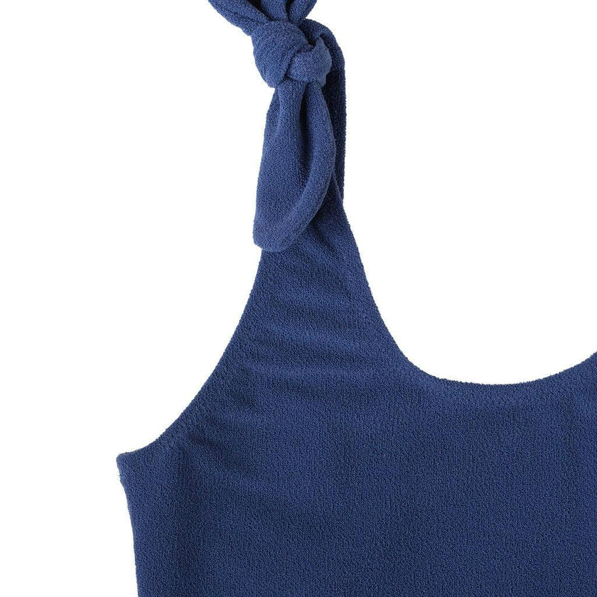 Georgia One Piece Towelling Swimsuit Spaceblue