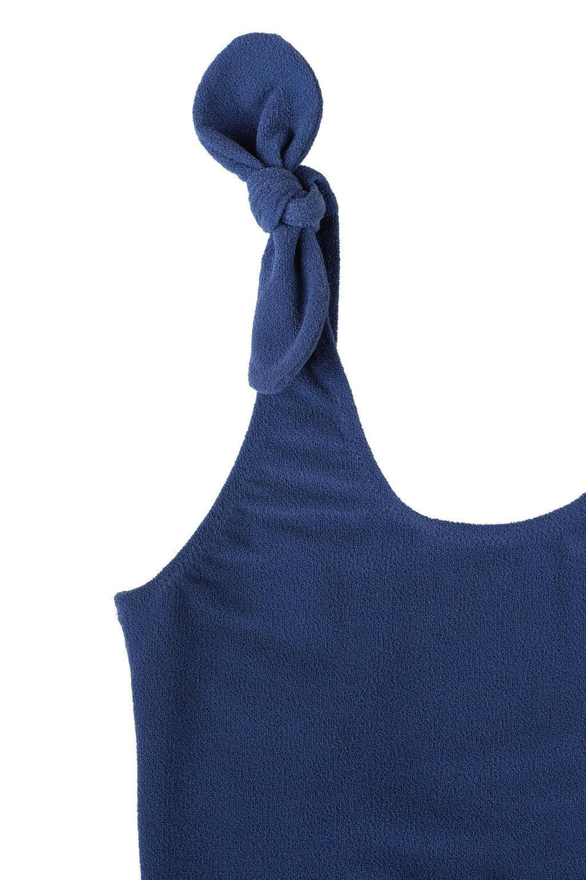 Georgia One Piece Towelling Swimsuit Spaceblue