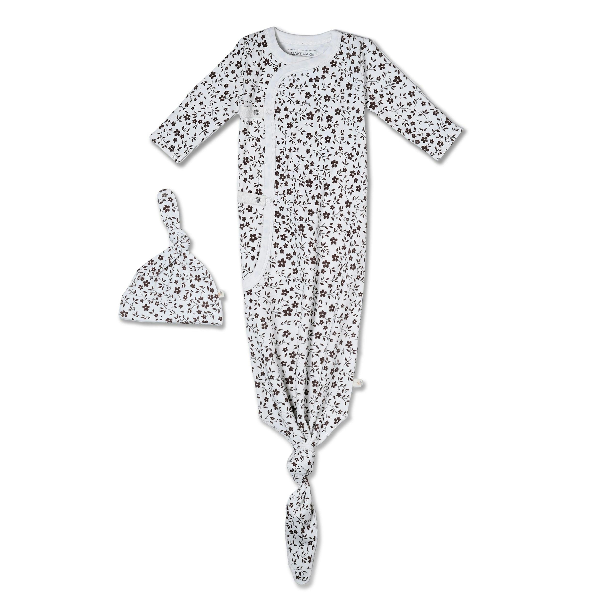 Organic Kimono Knotted Sleep Gown