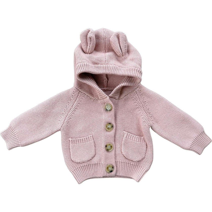 Baby Girl Knit Hoodie