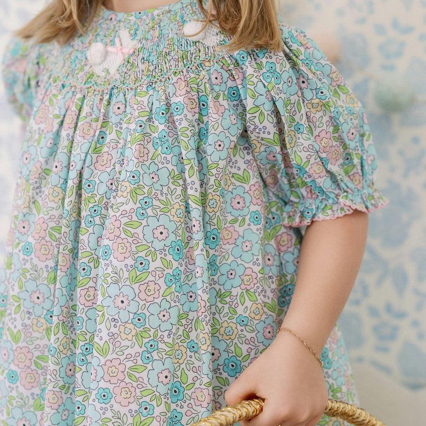Polly Bunny Smocked Dress