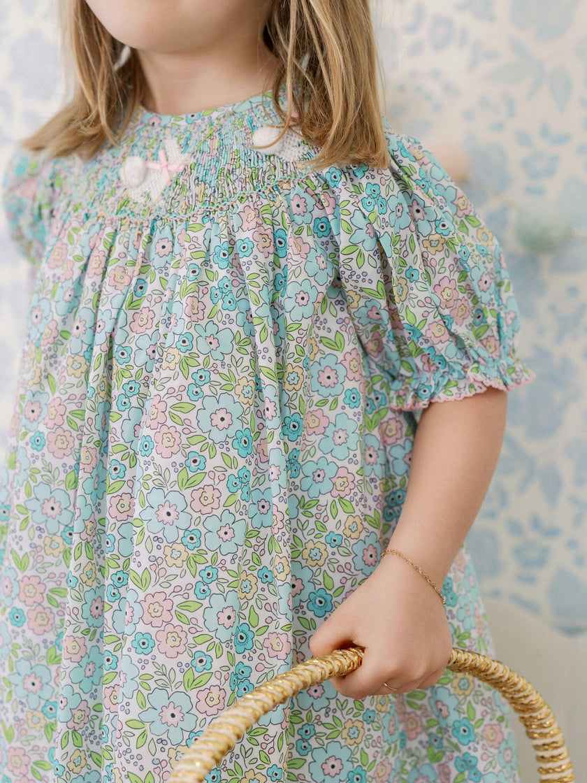 Polly Bunny Smocked Dress