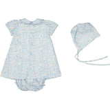 Olympe Baby Set Floral Blue