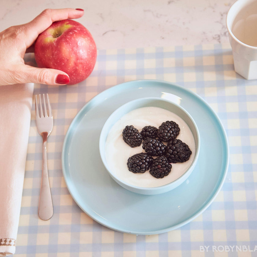 2 Placemats | Blue Gingham |  by robynblair x Recette
