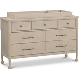 Universal Wide Removable Changing Tray in Washed Pine