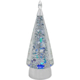 11.5-Inch Battery-Operated USB LED Rotating Christmas Tree