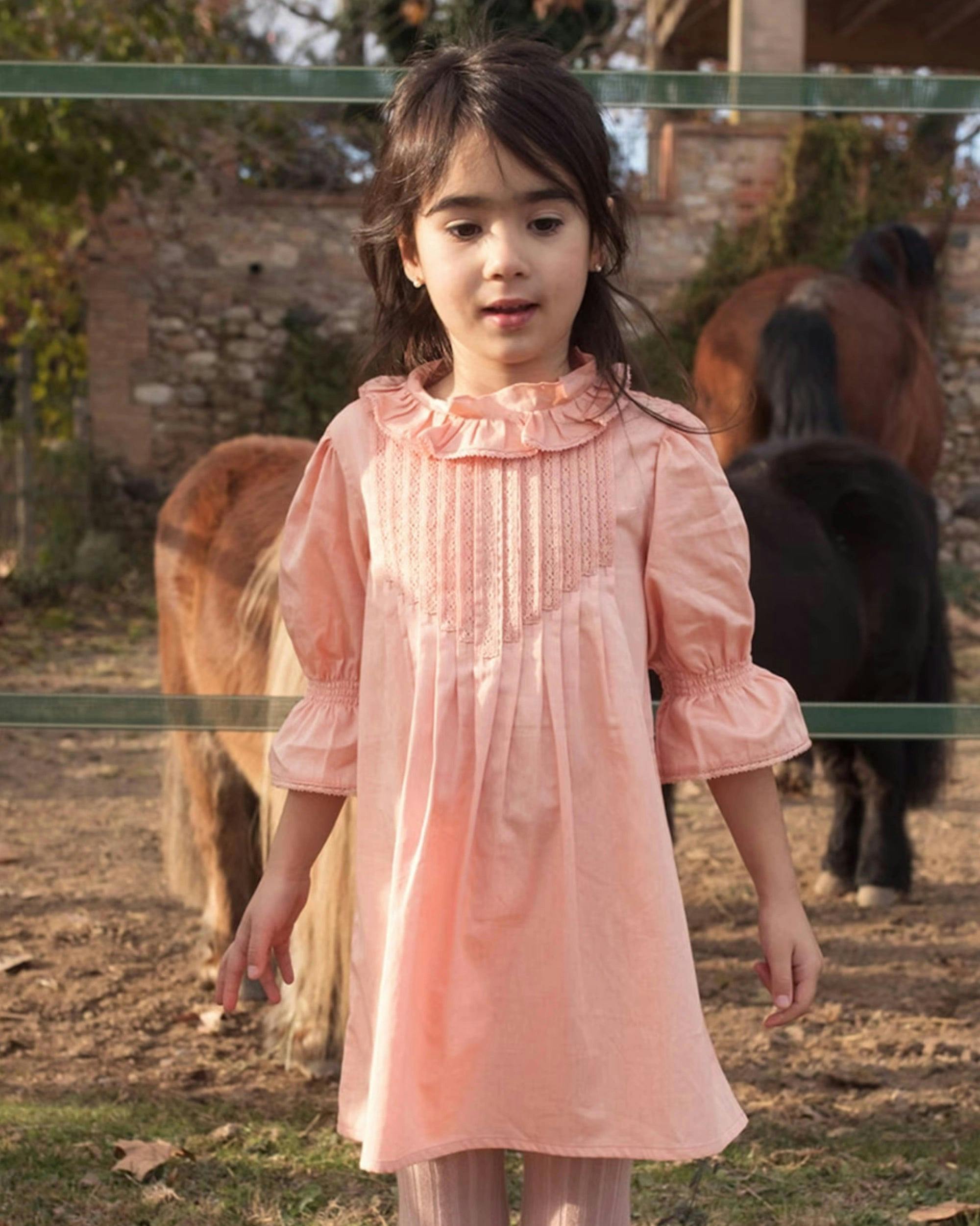 Julie Dress - Blush Pink