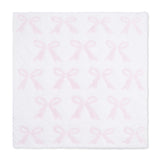 Chenille - Baby Pink Bow Blanket
