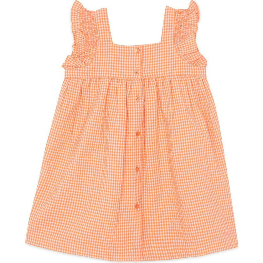 BONTON Nonna Dress - Carreau Fluo