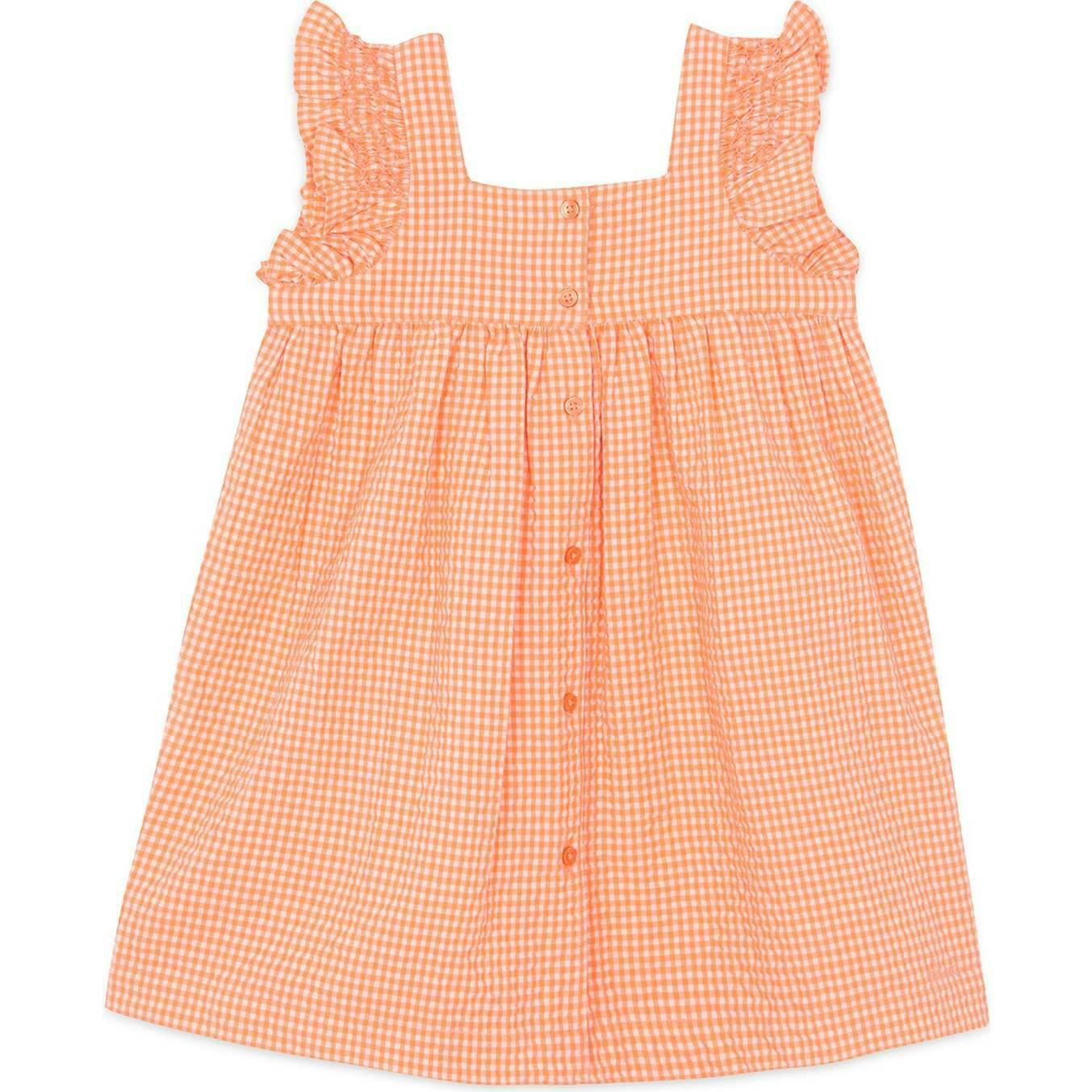 BONTON Nonna Dress - Carreau Fluo