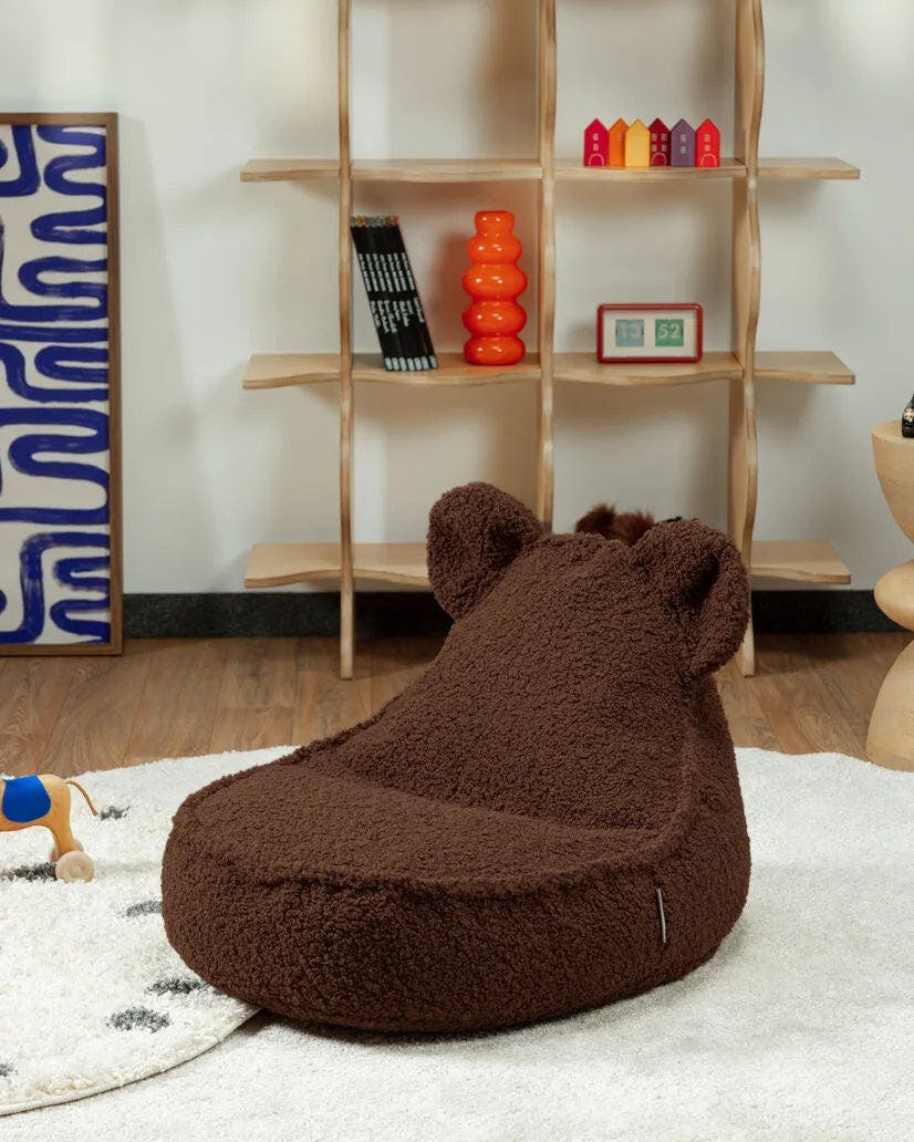 Warm Hazel Bear Beanbag