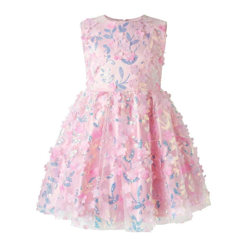 3D Sequin Party Dress