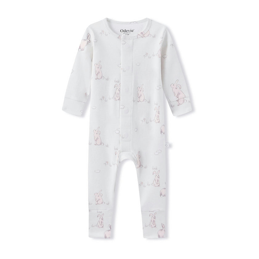 Organic Cotton Magnetic Footie Pajama - Petits Rêveurs