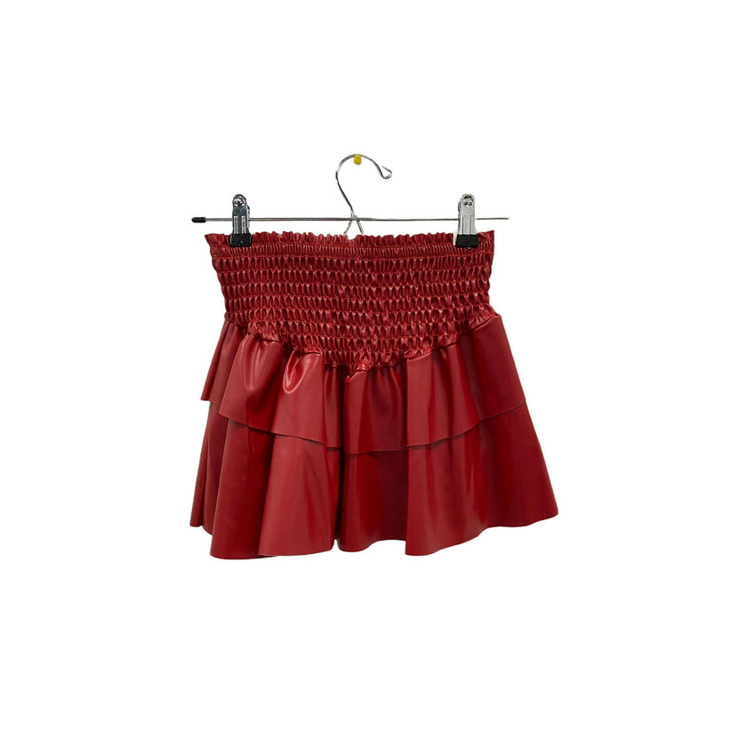 Kids Leather Julia Skirt