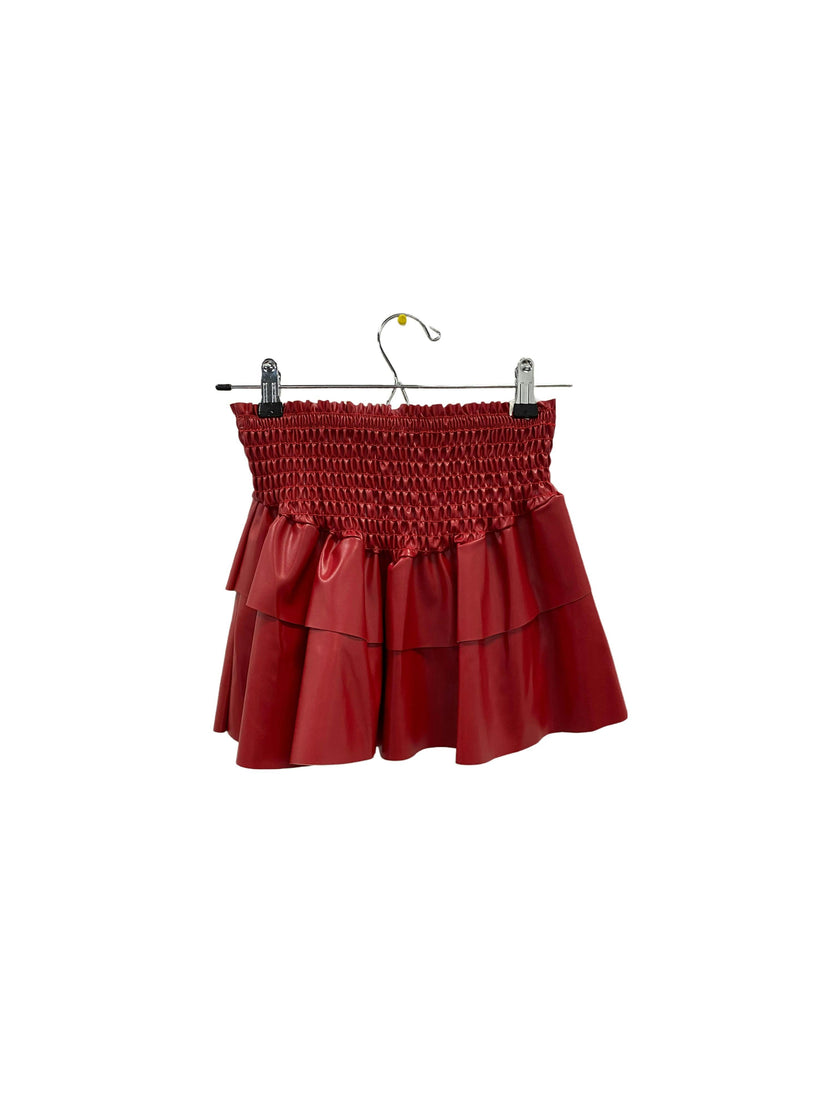 Kids Leather Julia Skirt