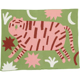 Surprised Tiger Knit Midi Blanket