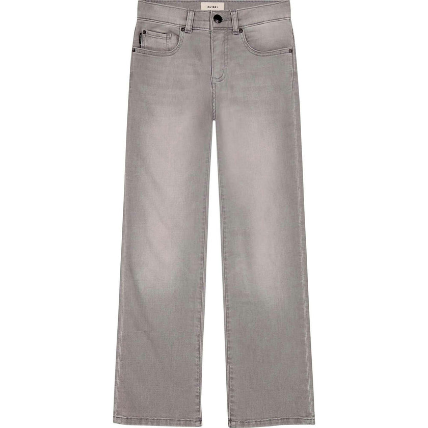 Benji Straight Pants | Washed Grey Knit