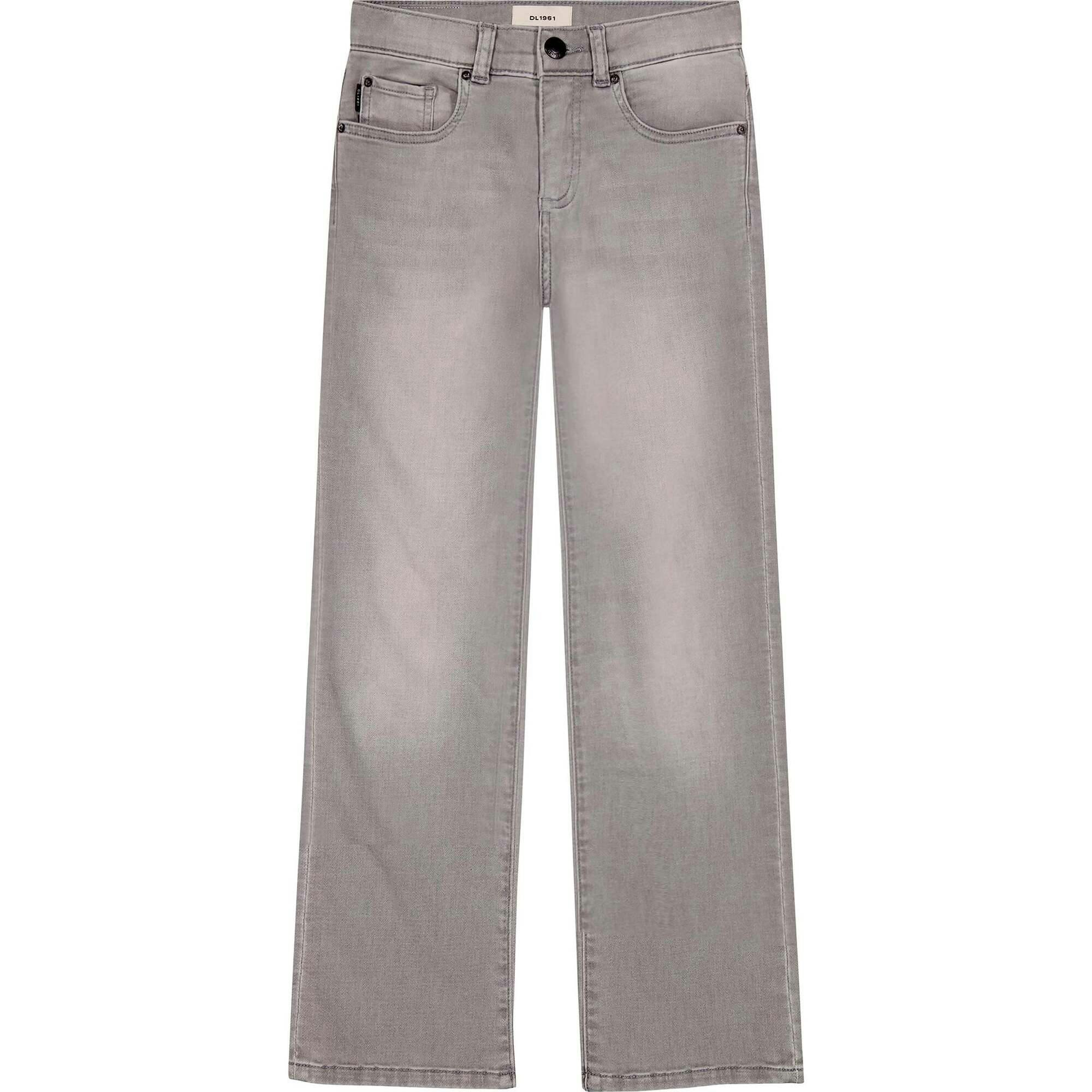 Benji Straight Pants | Washed Grey Knit