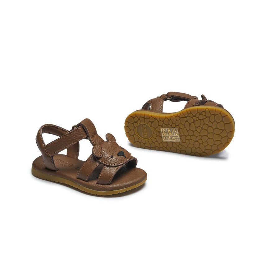 Dhalo Sandals | Bear | Cognac Leather